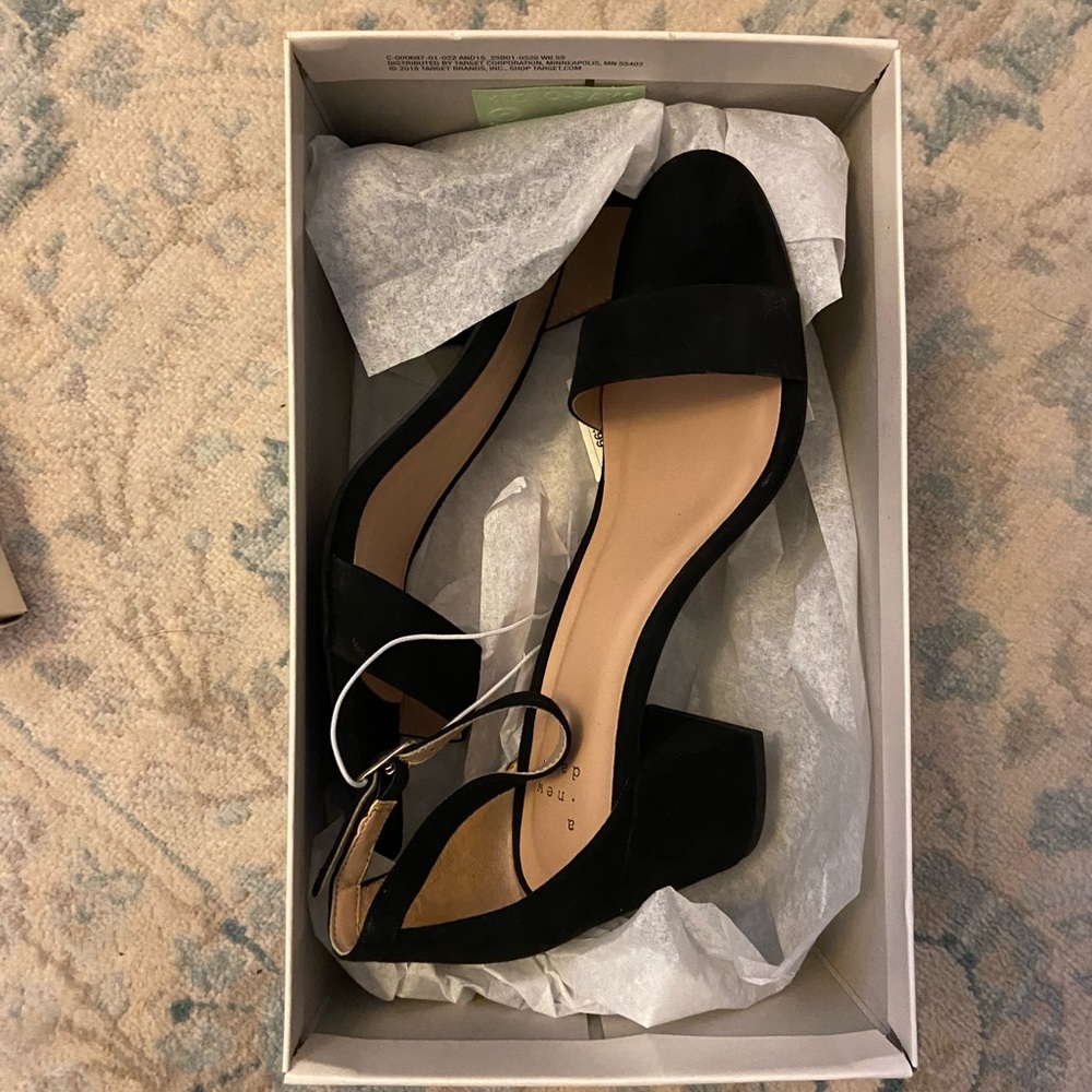 NWT a new day black heels